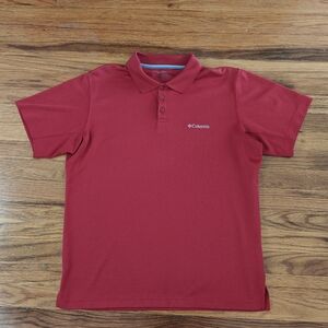 Columbia Men's Althletic Polo - Size L - Red